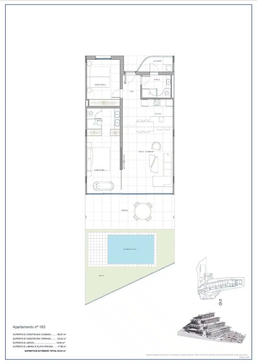 3-Zimmer, 2-Bad nachhaltige Erdgeschosswohnung mit privatem Garten und Pool in El Higuerón