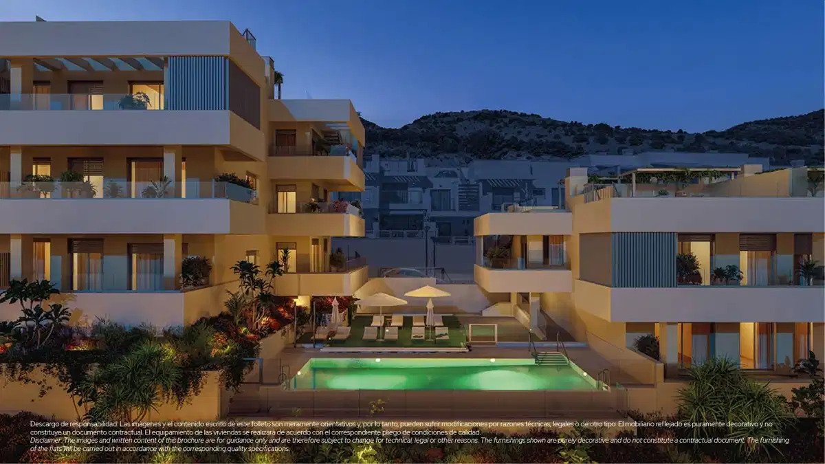 3-Zimmer, 2-Bad-Penthouse mit Panoramablick auf das Meer in Benalmádena Pueblo