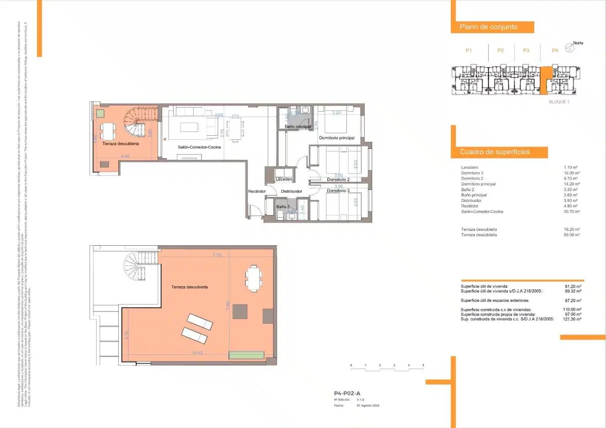 3-Zimmer, 2-Bad-Penthouse mit Panoramablick auf das Meer in Benalmádena Pueblo