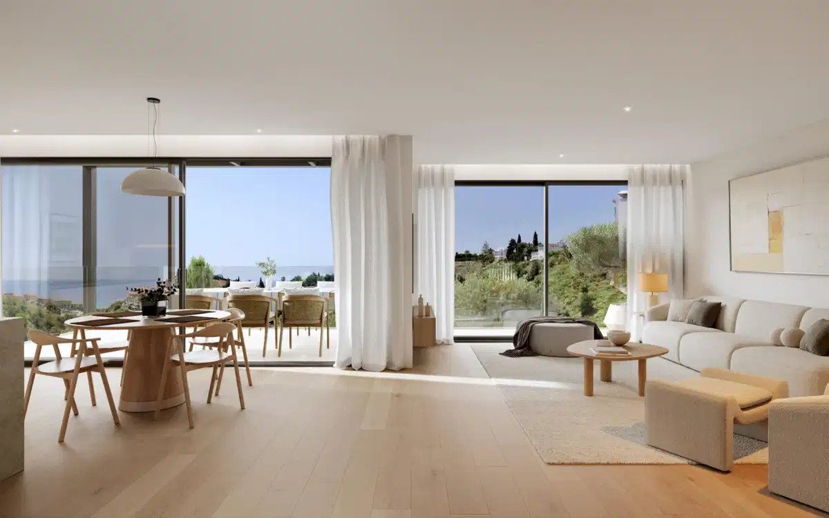 3-Zimmer, 2-Bad, nachhaltige Doppelhaushälften in El Higueron Costa del Sol
