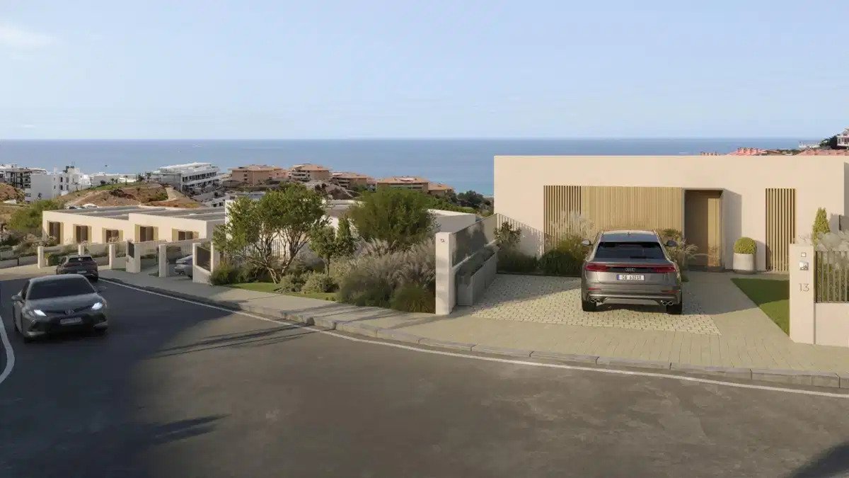 3-Zimmer, 2-Bad, nachhaltige Doppelhaushälften in El Higueron Costa del Sol