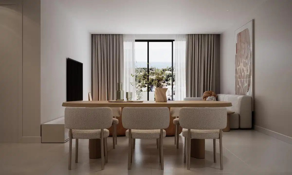 2-Zimmer, 2-Bad, Erdgeschosswohnung mit Meerblick und Sicherheit in der Nähe von Estepona