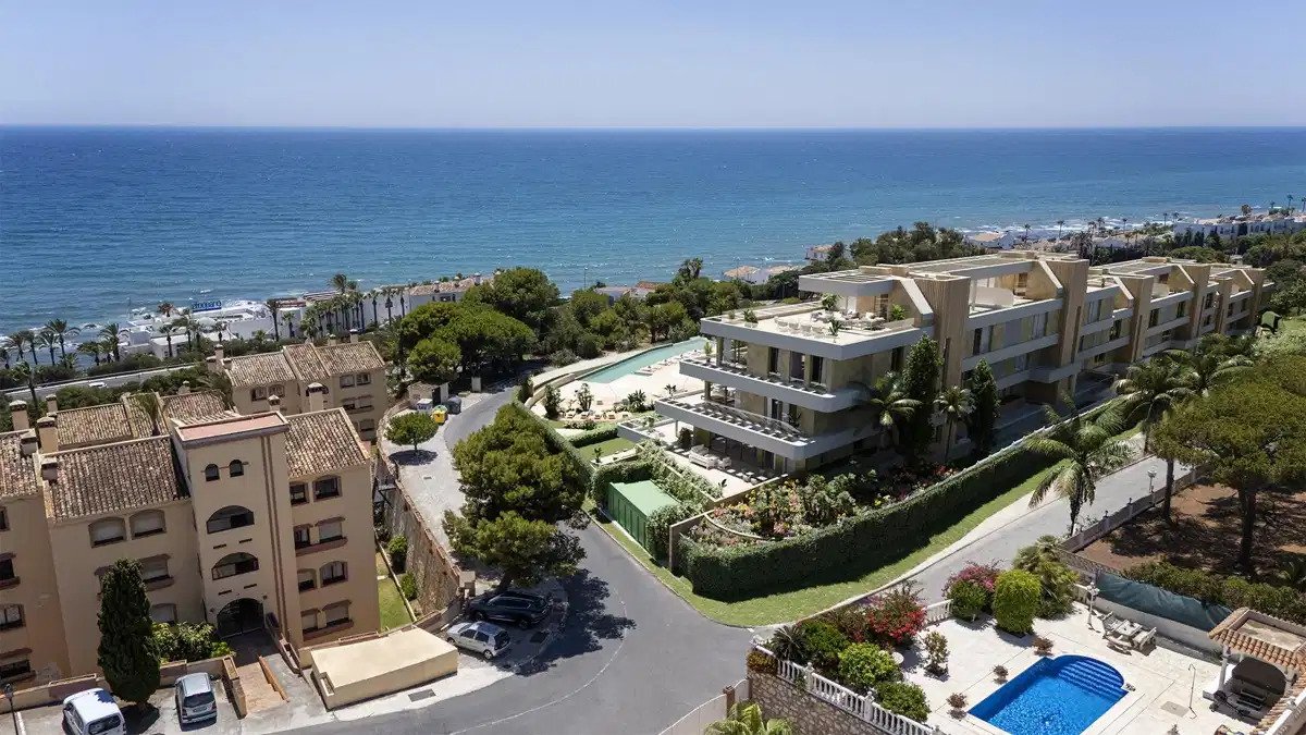 3-Zimmer, 2-Bad Contemporary Apartments mit Panoramablick auf das Meer in Torrenueva, Mijas