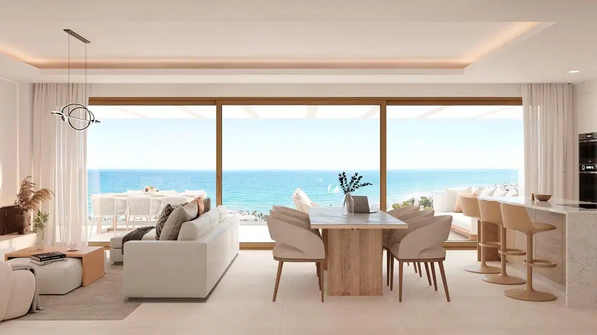 3-Zimmer, 2-Bad Penthouse mit Panoramablick auf das Meer in Torrenueva, Mijas
