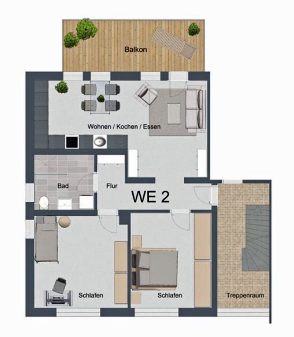 Grundriss Wohnung2 75 m²
