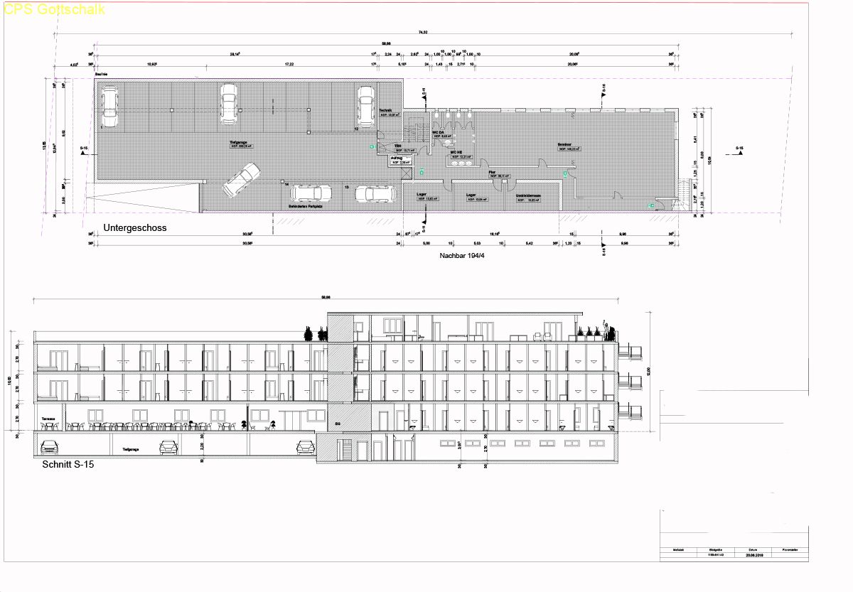 646 Htl Untergeschoss Schnitt