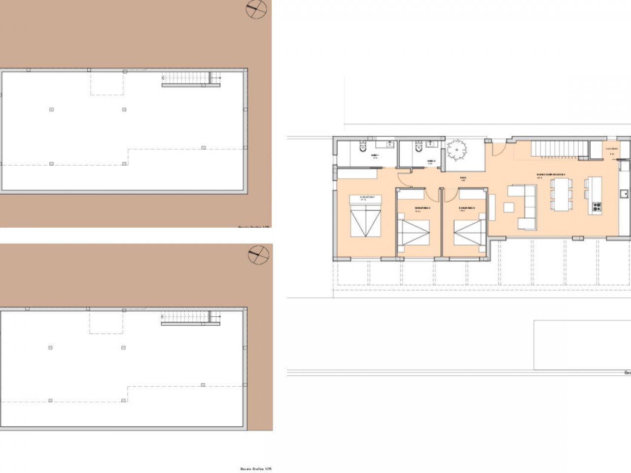 New Build project of 10 modern design villas, in a natural setting with views of the sea and the mountains, near the Puig Campana golf course, and ...