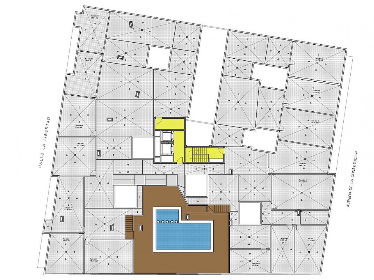 New build residential of 41 stylish apartments and penthouses with communal swimming pool located in Algorfa.

Residential consist of 1, 2, and 3-b...