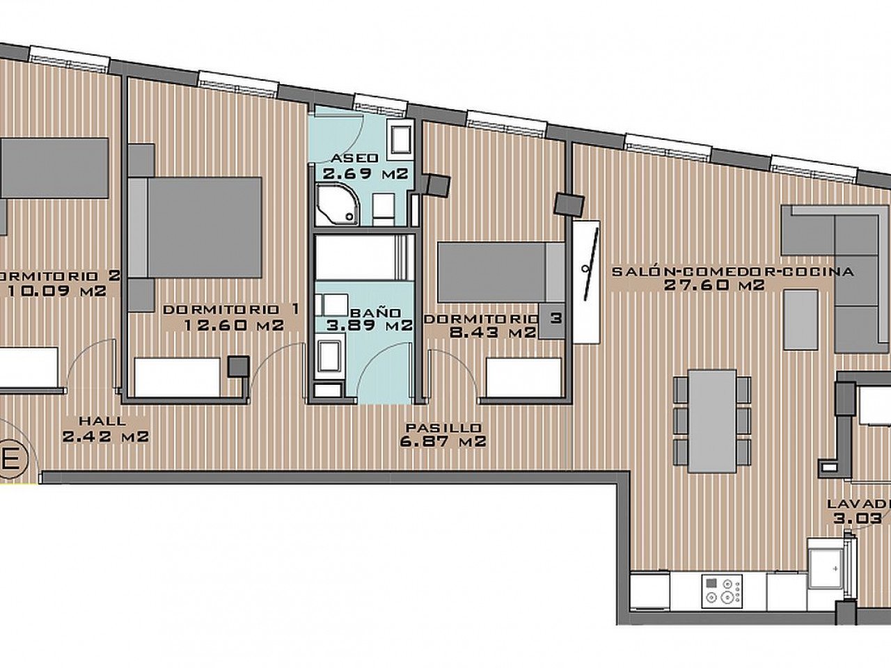 New build residential of 41 stylish apartments and penthouses with communal swimming pool located in Algorfa.
Residential consist of 1, 2, and 3-b...