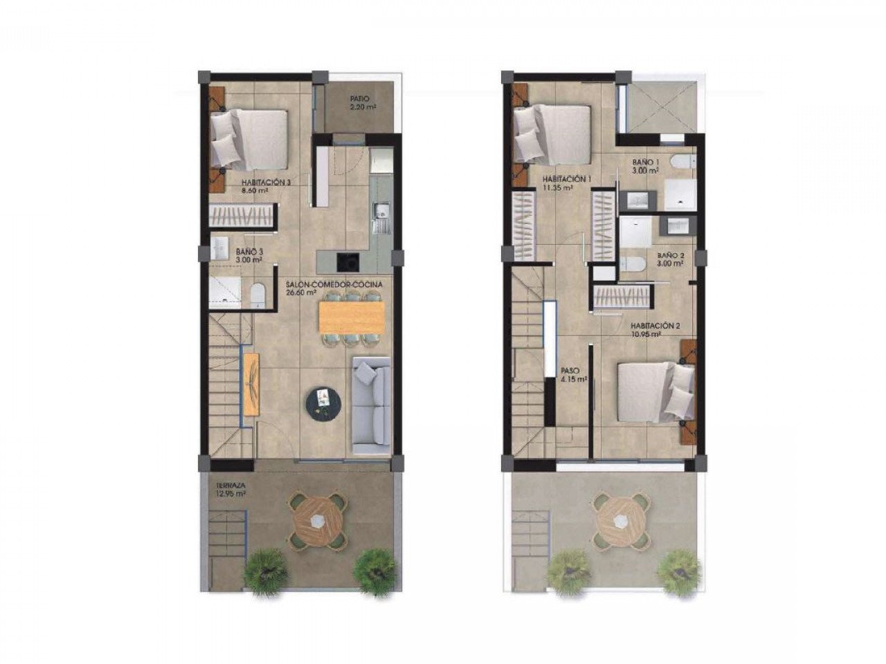 New development of modern Townhouses with communal pool in Dolores, offer the ideal combination of tranquility, modern living, and proximity to key...