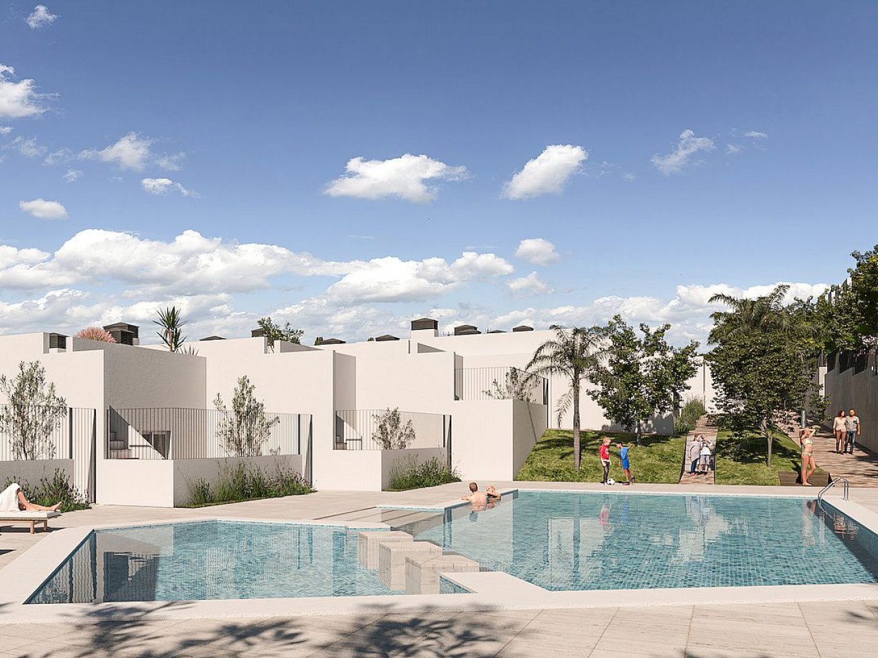 Moderne Neubau-Stadthäuser in einer ruhigen Umgebung am Alenda Golfplatz