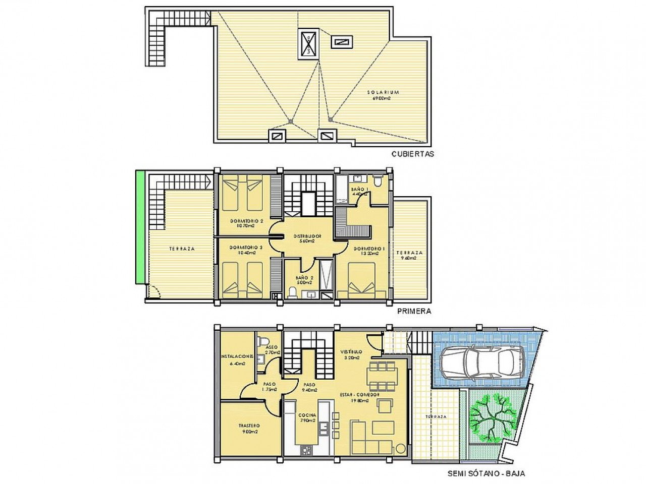 Moderne Neubau-Stadthäuser in einer ruhigen Umgebung am Alenda Golfplatz