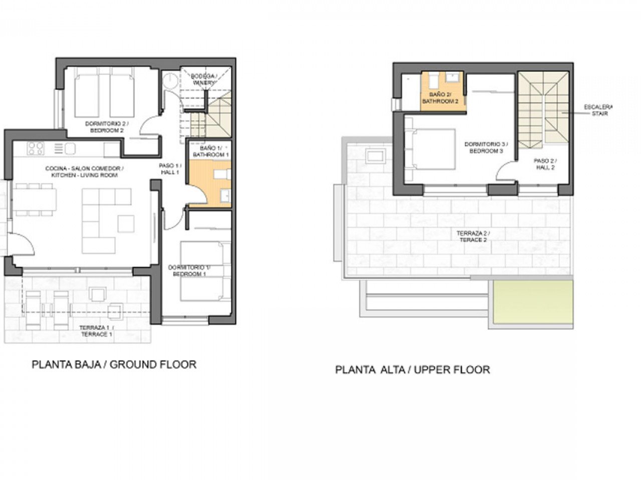 Attraktive Neubau-Doppelhaushälften mit Pool in Los Montesinos