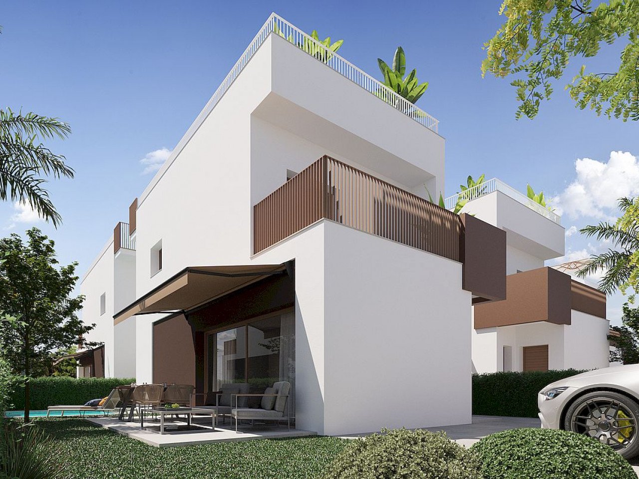 La Marina: The Natura Pinet is an exclusive development of detached homes located in La Marina-El Pinet, offering home-owners the possibility of enjoying a ho... La Marina: The Natura Pinet is an exclusive development of detached homes located in La Marina-El Pinet, offering home-owners the possibility of enjoying a ho...