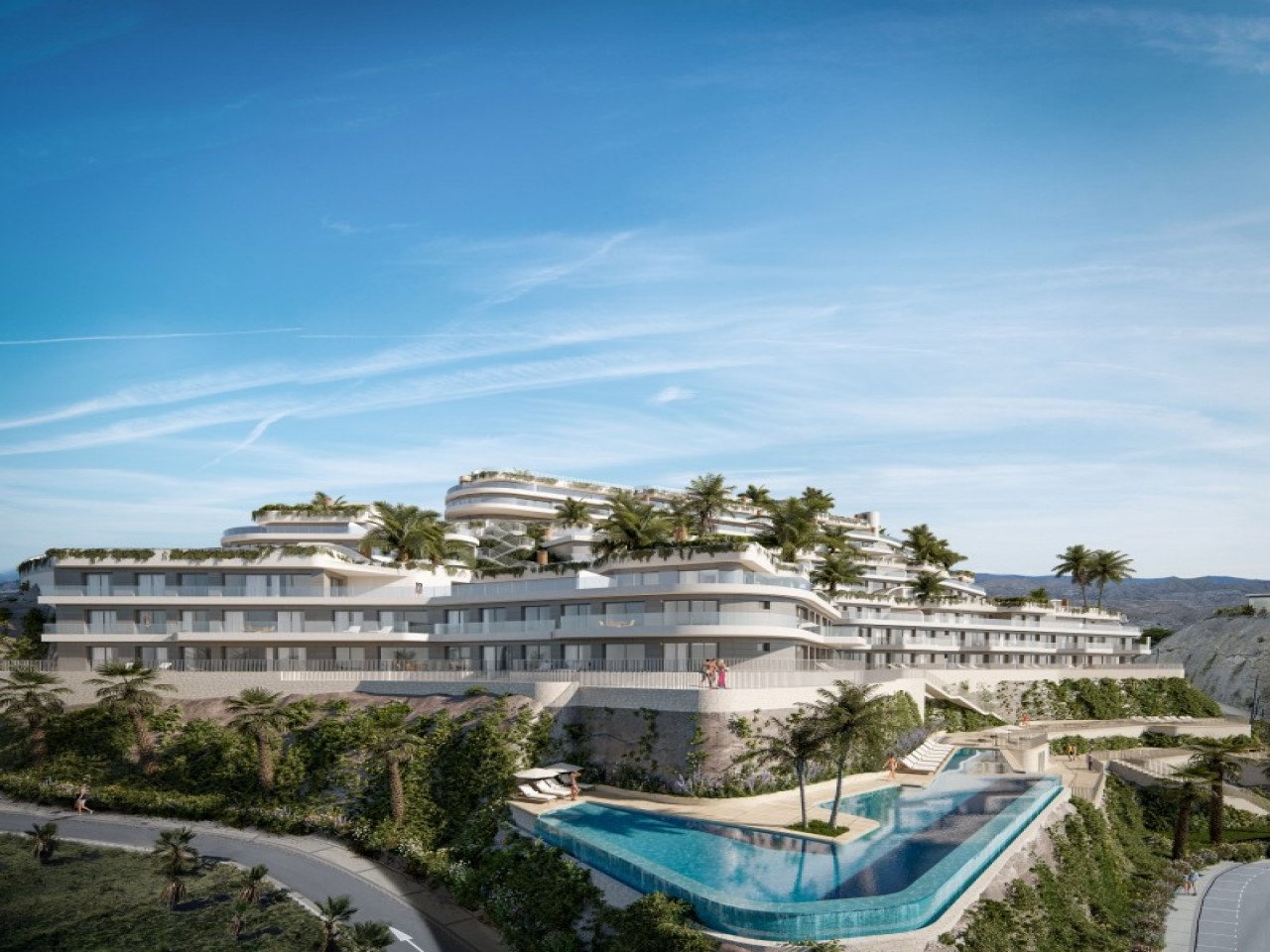 These environmentally friendly apartments with options of one, two or three bedroom and penthouses, are located on a hill with a spectacular sea vi...