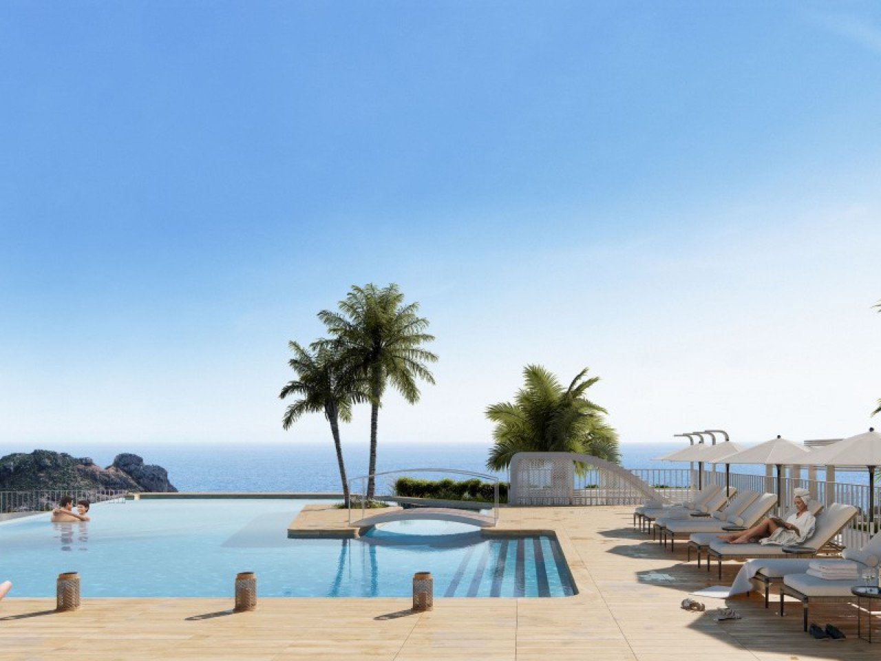 These environmentally friendly apartments with options of one, two or three bedroom and penthouses, are located on a hill with a spectacular sea vi...