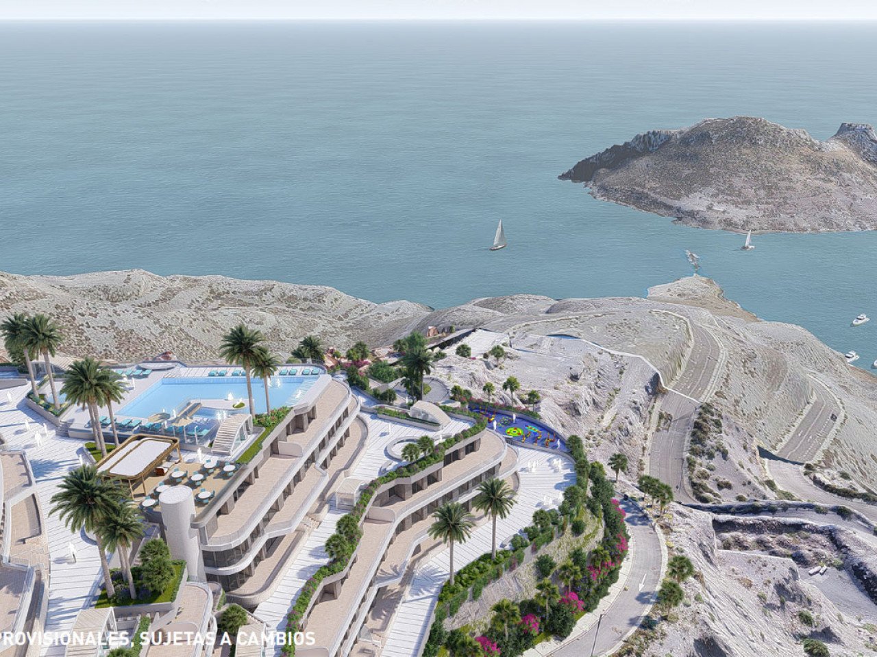 These environmentally friendly apartments with options of one, two or three bedroom and penthouses, are located on a hill with a spectacular sea vi...