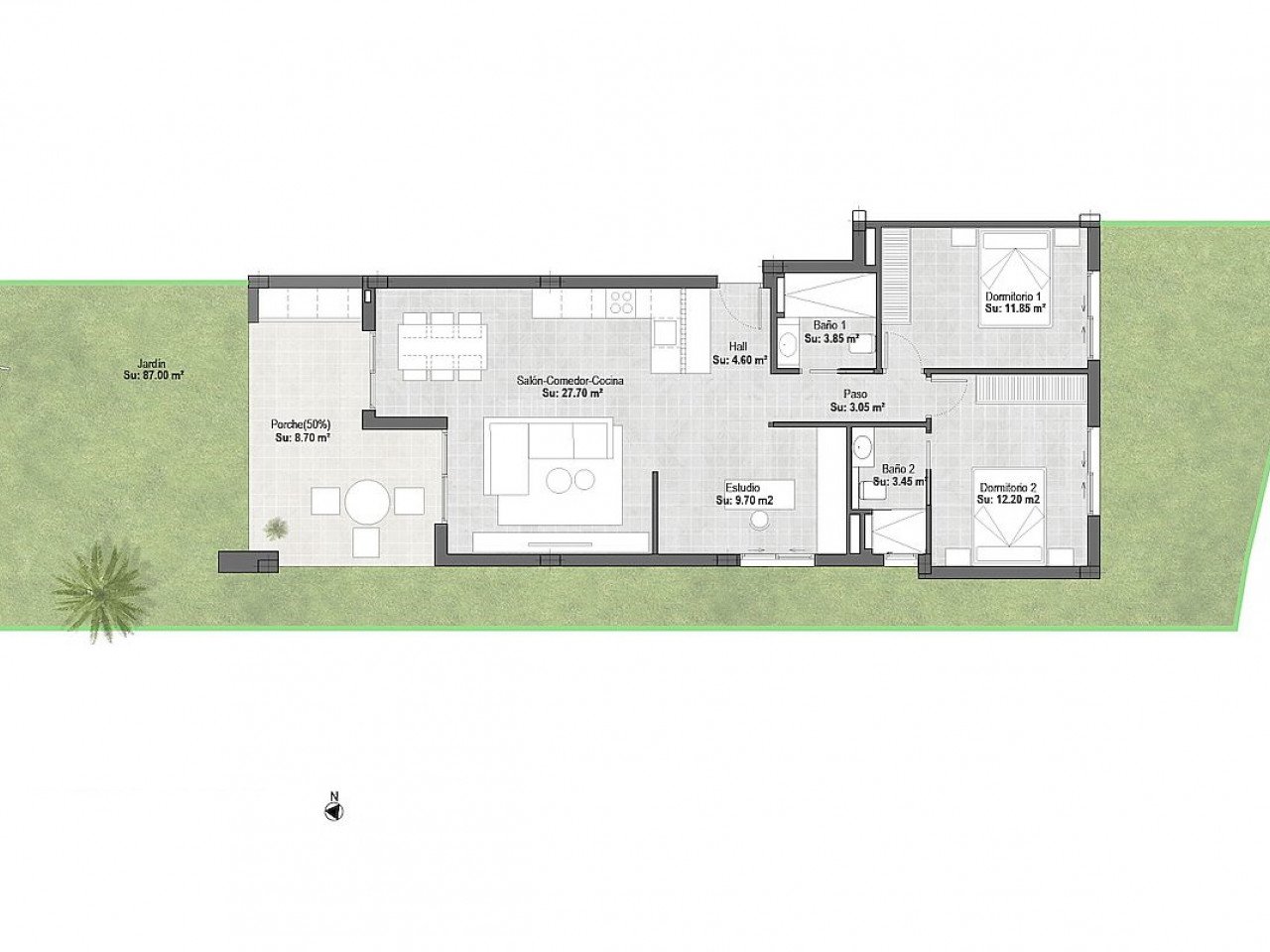 New apartments of Edificio Aurora, from Alhama Nature Resort are located in Condado de Alhama, Murcia, within a luxury resort, with sports areas an...