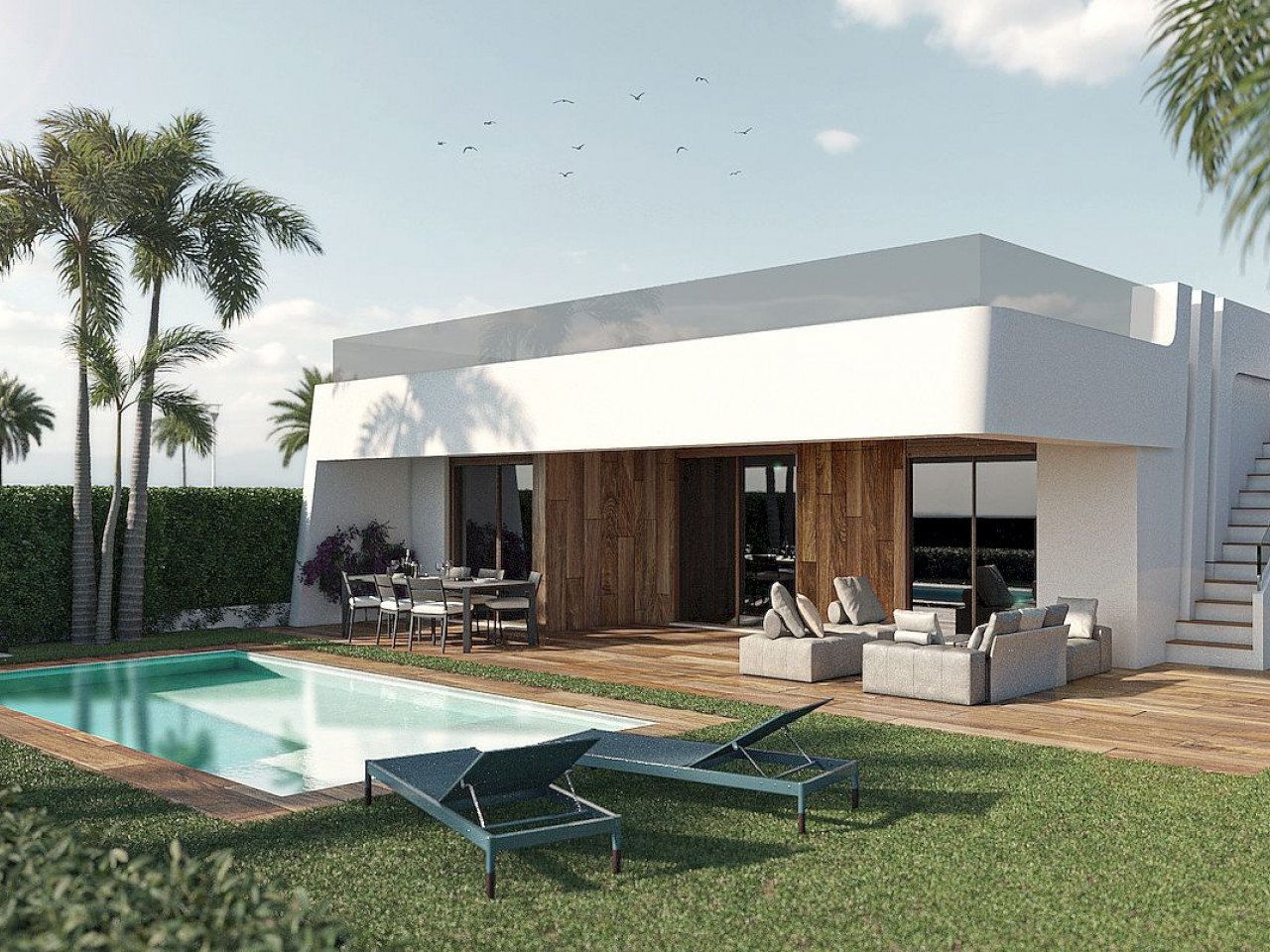 New Villas Atenea, from Alhama Nature Resort are located in Condado de Alhama, Murcia, within a luxury resort, with sports areas and surrounded by ...