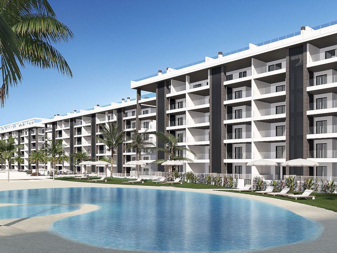 The Eden Beach La Mata is a brand new luxury gated urbanisation only 700 metres to La Mata beach, with sea views from almost all apartments.
All h...