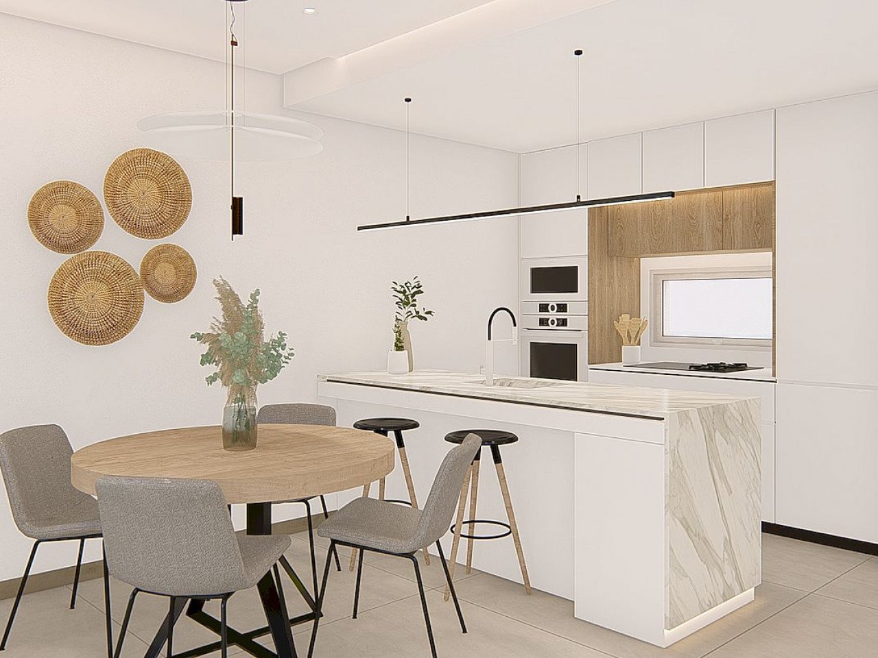 Area Beach III is a private residential complex, consisting of 135 homes with two or three bedrooms, designed in a minimalist way and with high qua...