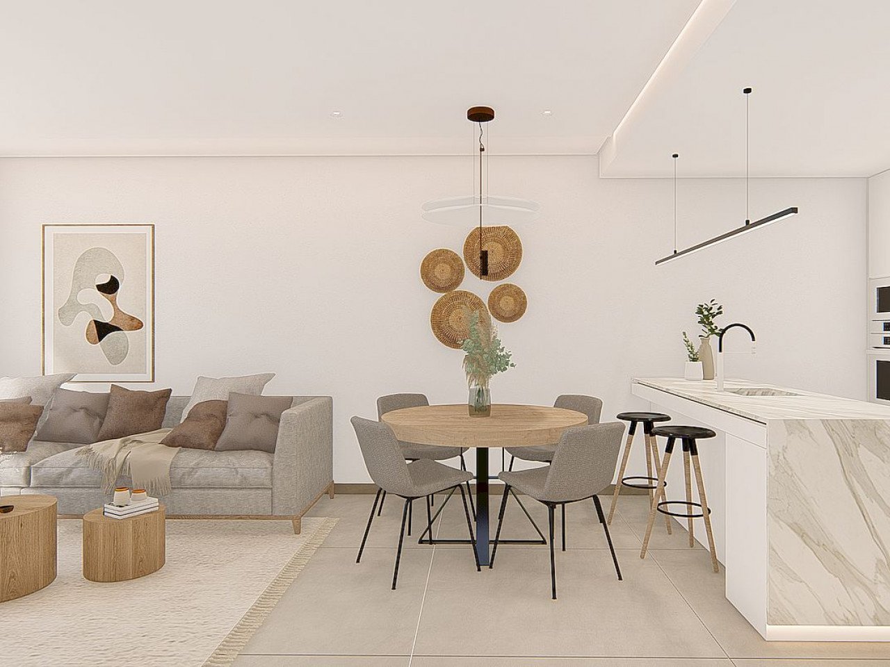 Area Beach III is a private residential complex, consisting of 135 homes with two or three bedrooms, designed in a minimalist way and with high qua...