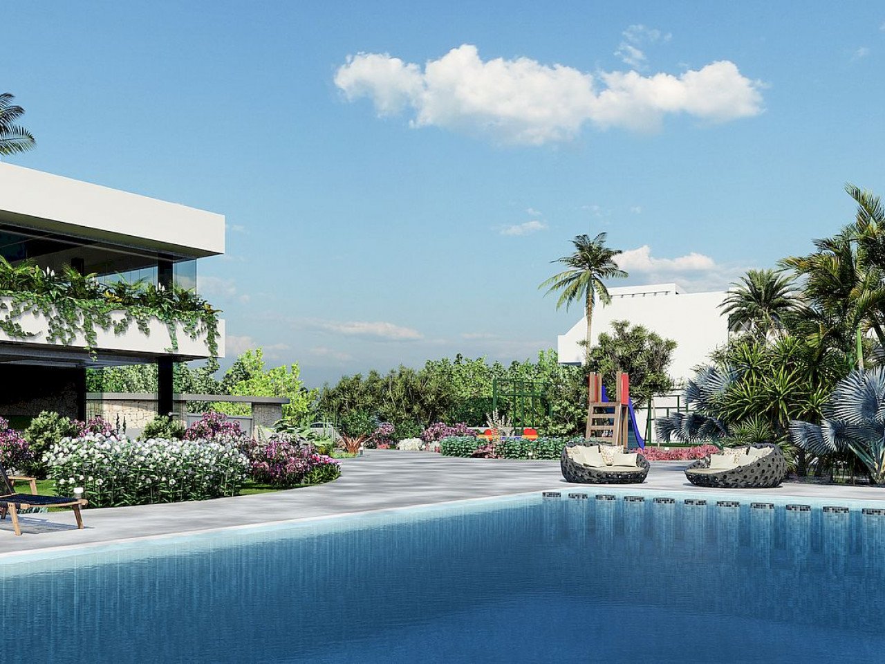 Area Beach III is a private residential complex, consisting of 135 homes with two or three bedrooms, designed in a minimalist way and with high qua...