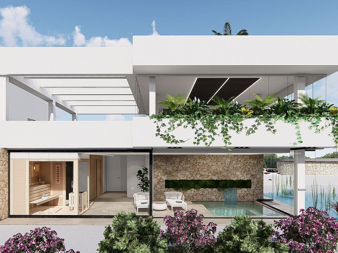 Area Beach III is a private residential complex, consisting of 135 homes with two or three bedrooms, designed in a minimalist way and with high qua...