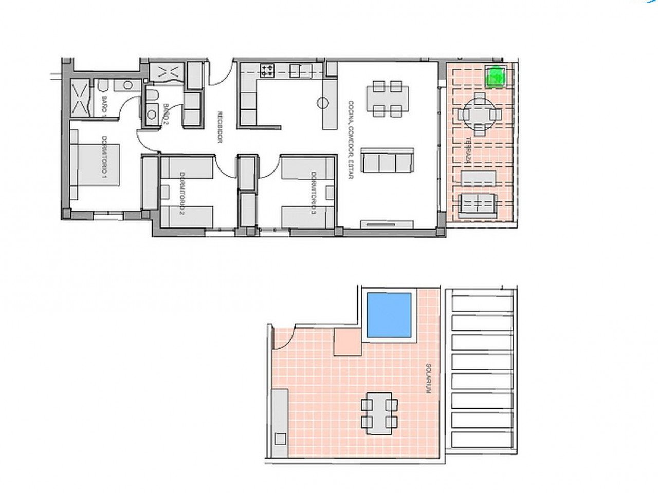 Vista Azul XXXVII located on the  El Raso urbanisation in Guardamar del Segura, is a residential complex of 175 apartments with three bedrooms and ...