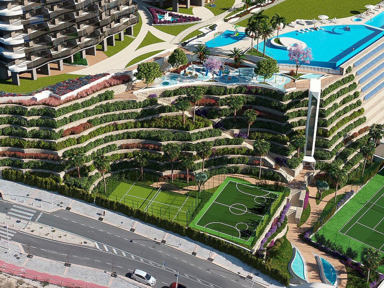 New build 1, 2, 3, and 4 bedroom apartments and excellent communal areas on Poniente Beach, Benidorm.
Sunset Sailors is practically located on the...