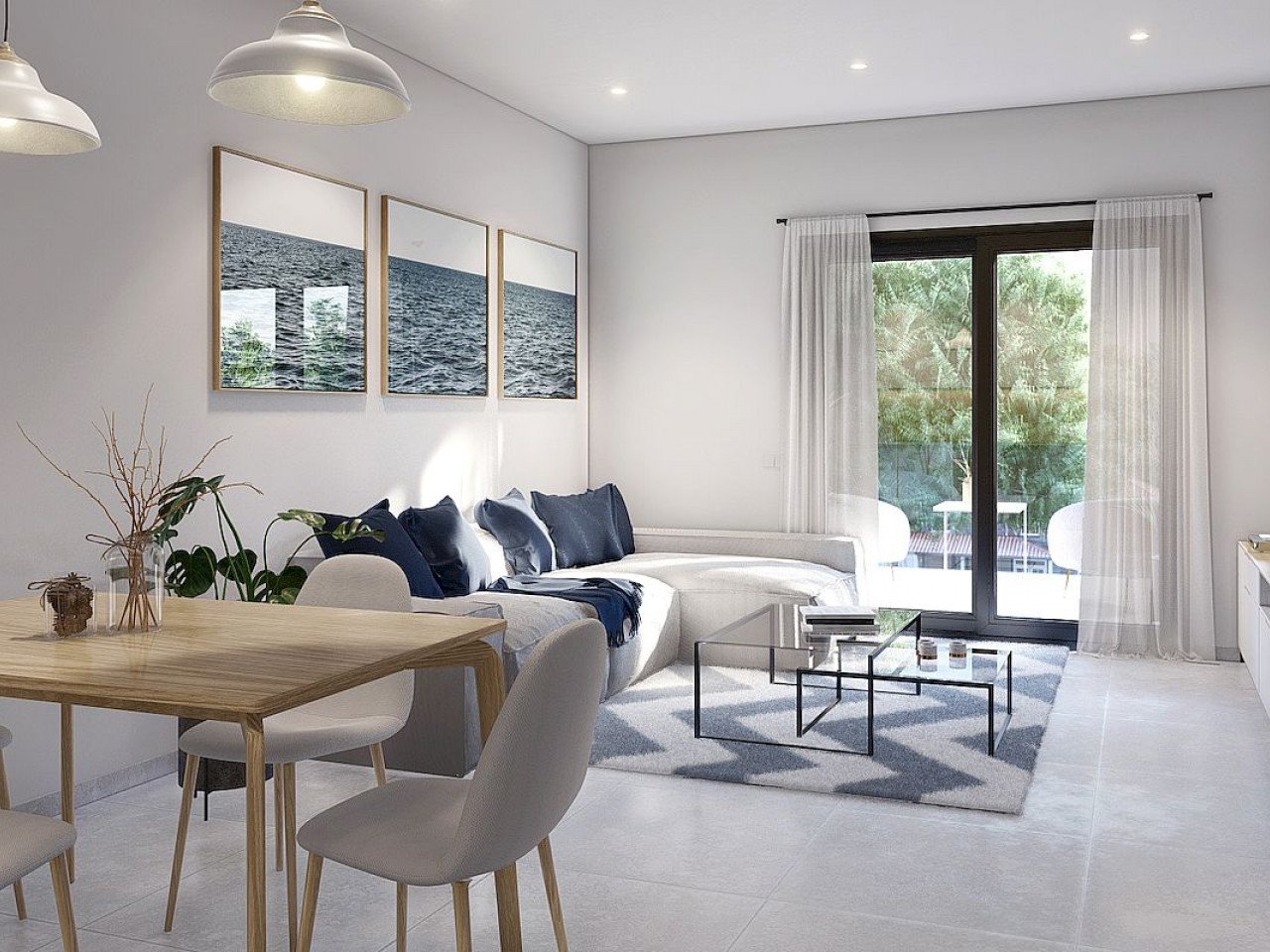 These new build modern apartments are located next to the golf courses in Torre Pacheco, in the heart of the Costa Cálida.

You have a choice of tw...