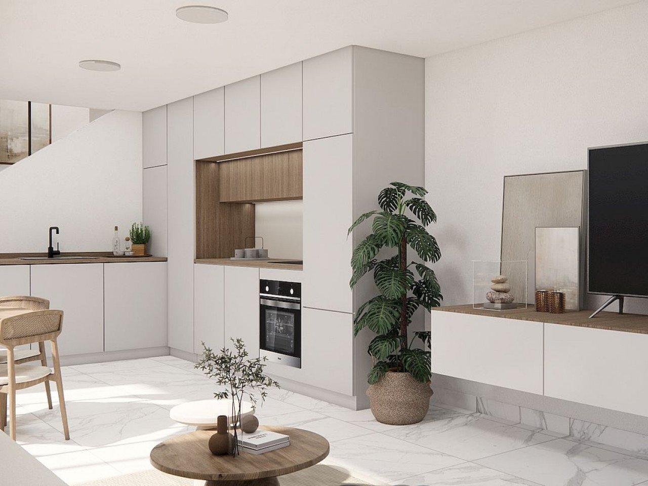 Alba Salina III is a new development of detached villas located in La Herrada, Los Montesinos.

These two-storey properties comprises of three doub...