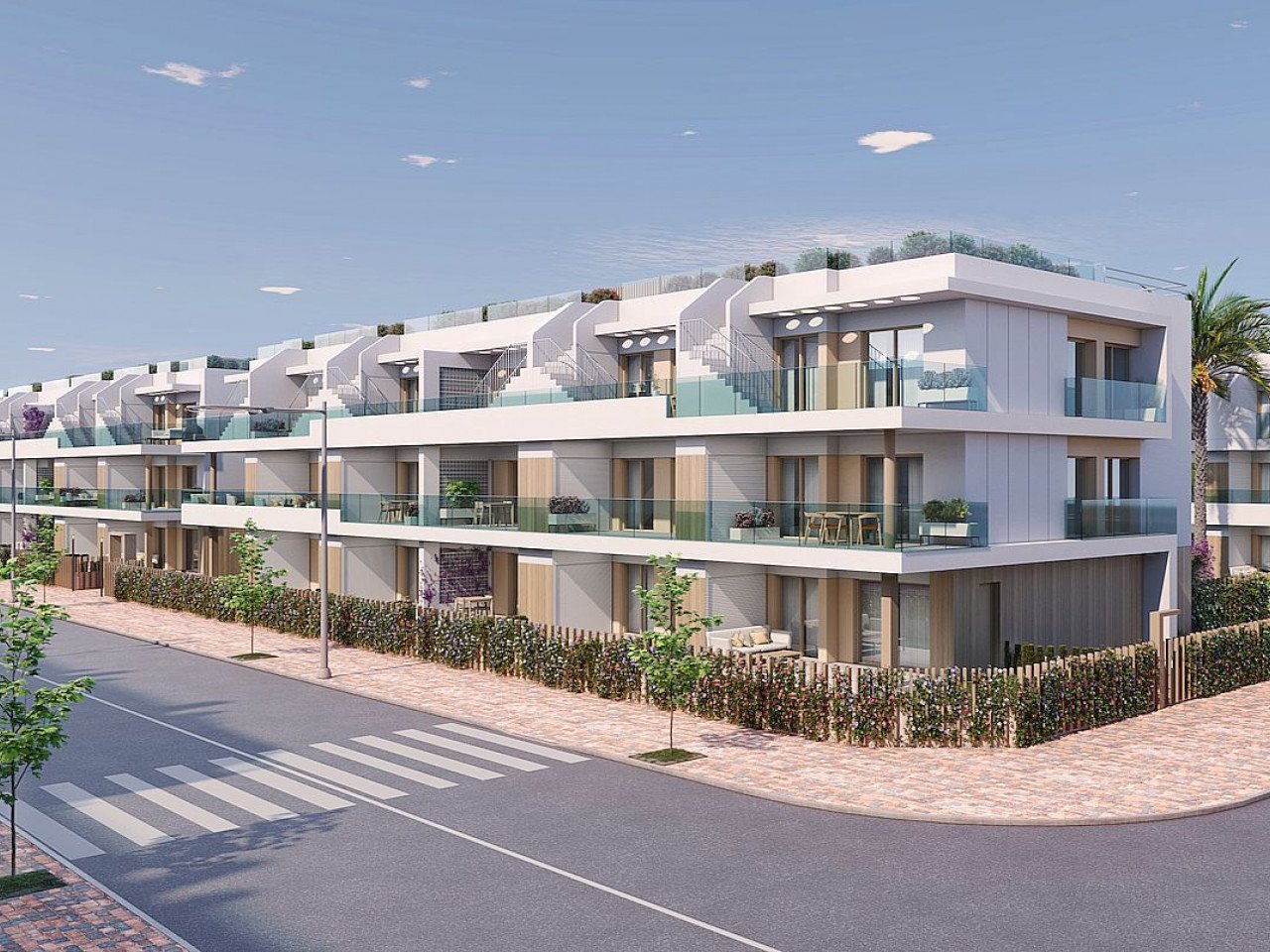 Neubau-Penthouse mit Dachterrasse in neuer Urbanisation