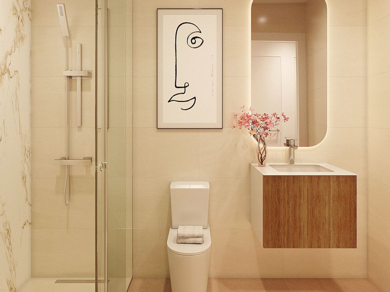 Neubau-Penthouse mit Dachterrasse in neuer Urbanisation