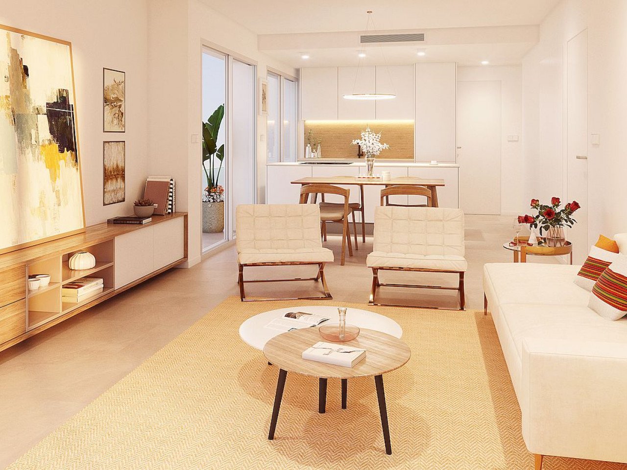 Neubau-Penthouse mit Dachterrasse in neuer Urbanisation