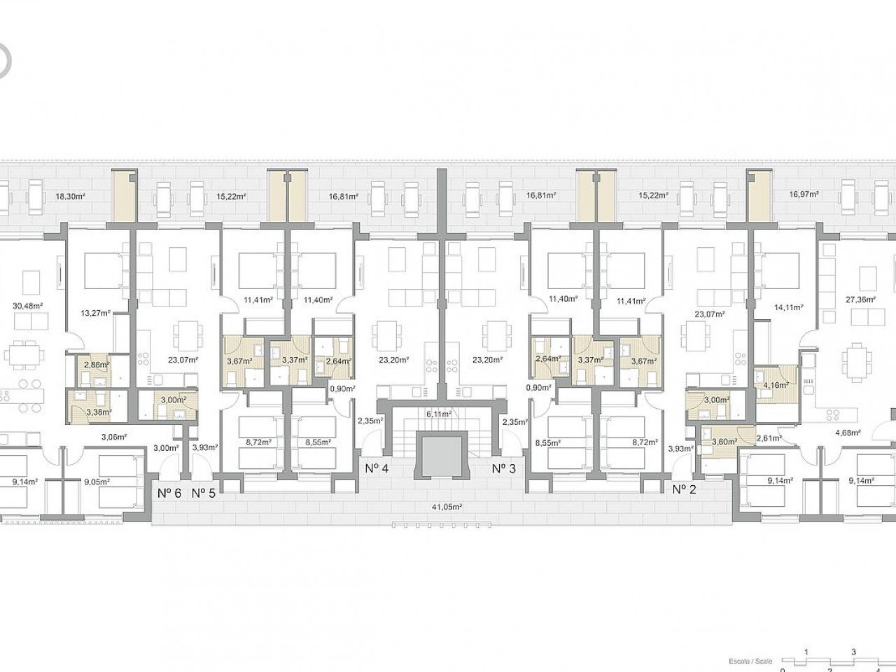 Neubau-Penthouse mit Dachterrasse in neuer Urbanisation