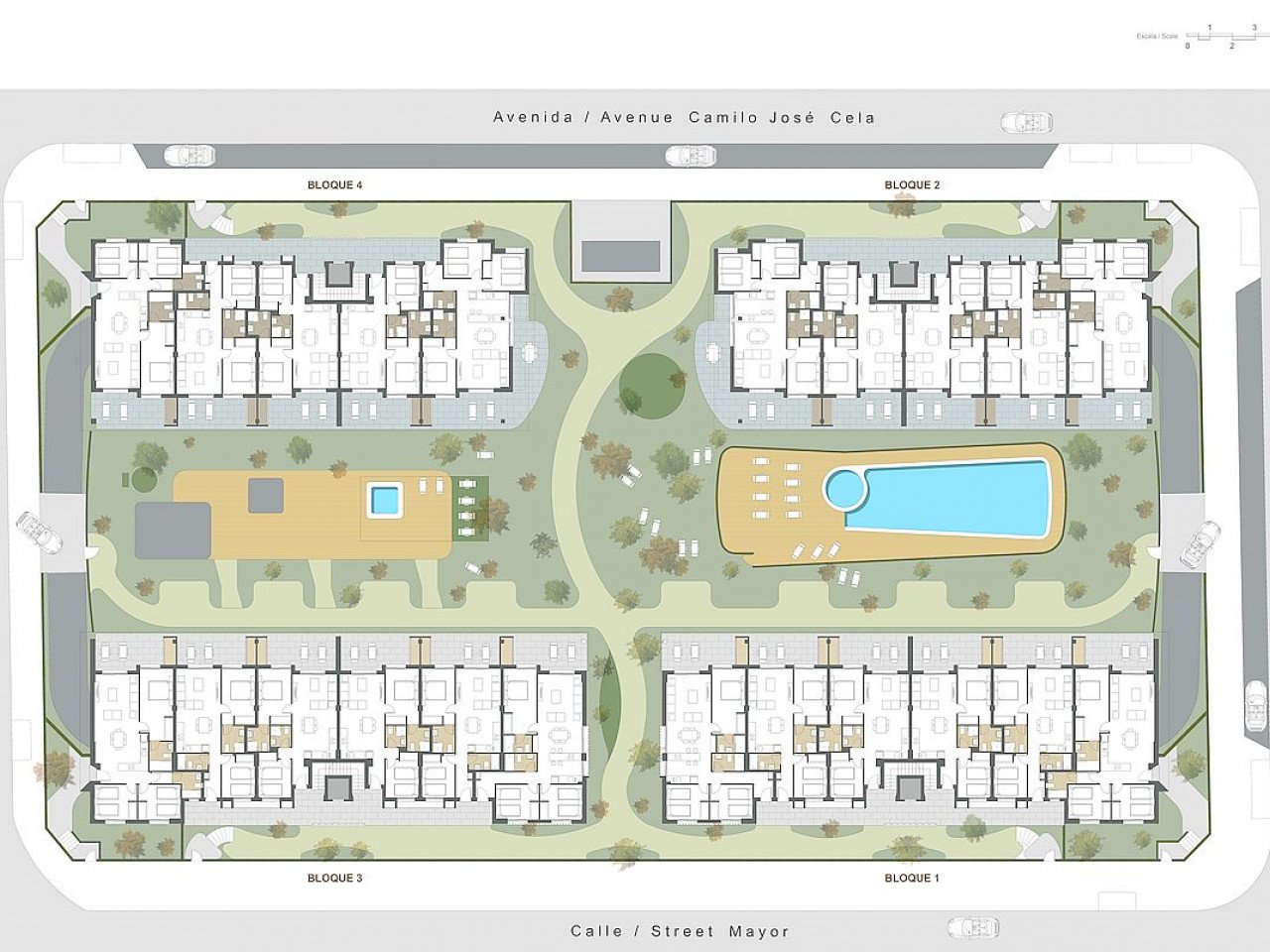 Neubau-Penthouse mit Dachterrasse in neuer Urbanisation