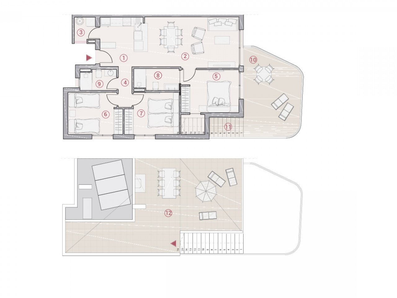 Exklusive NEUBAU-Anlage - nur 36 Apartments - 600 m vom Strand entfernt!