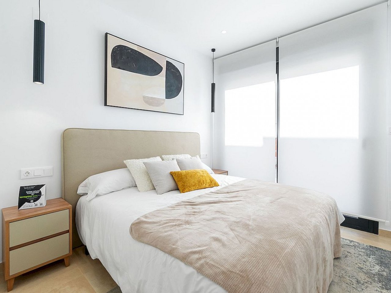 Neubau-Apartment/Penthouse mit Dachterrasse - Blick auf Rosa Lagune