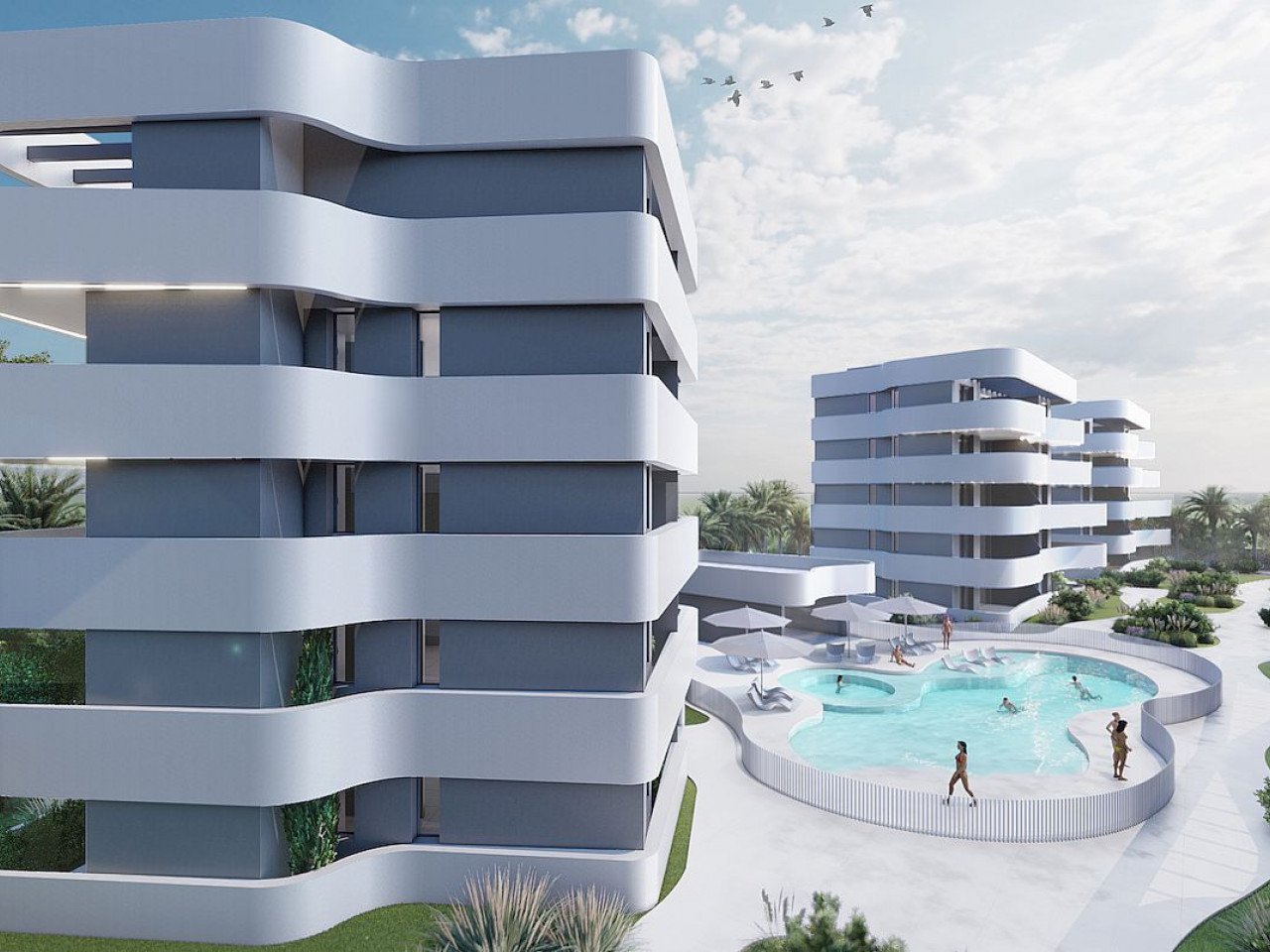 Neubau-Anlage - Top-Apartments mit einzigartigem Design in E Raso