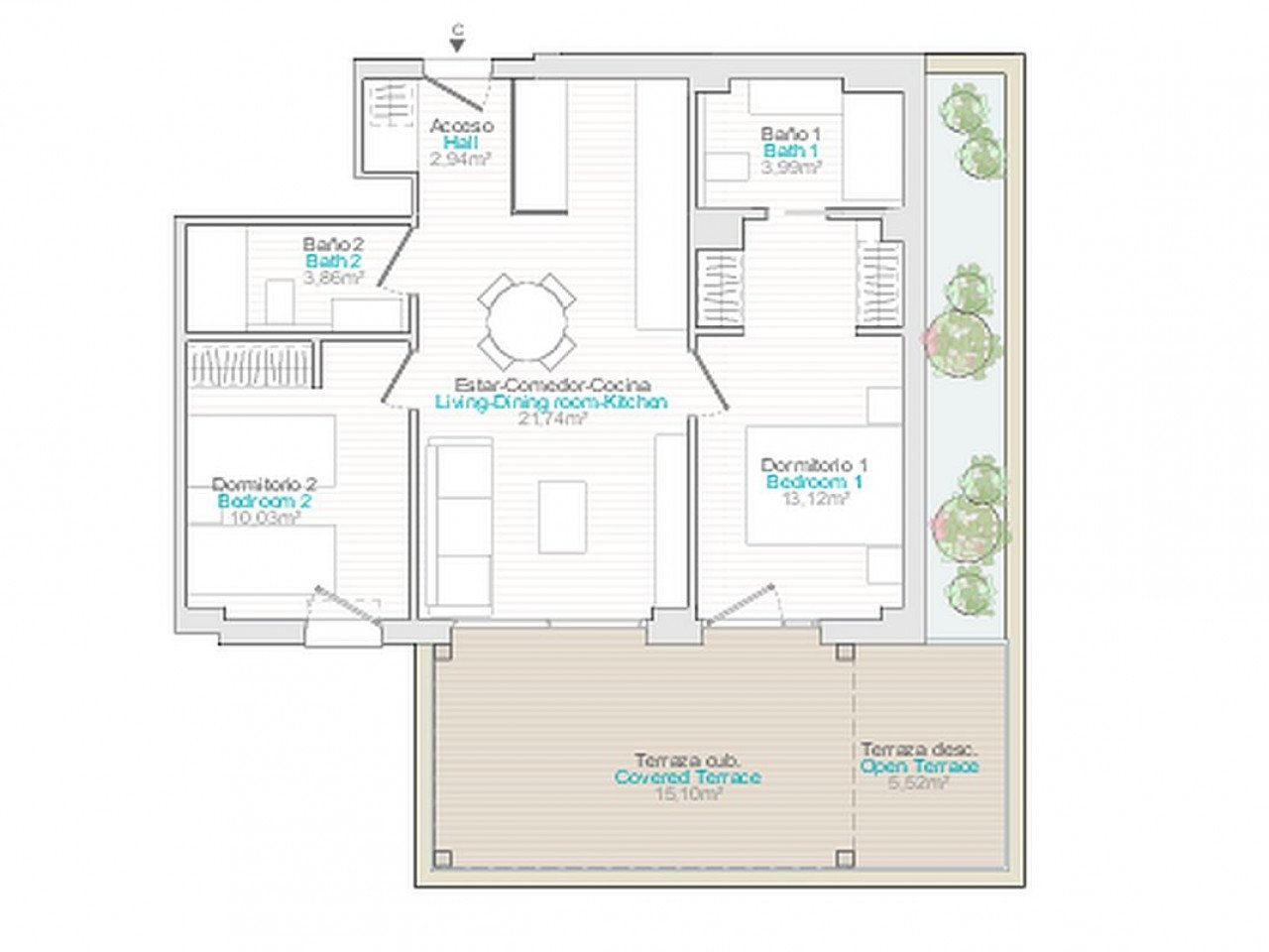 Just a few meters from La Almadraba beach in El Verger, and a few kilometers from Denia, Talasa Utopian Village is born. Talasa Terra is the seco...