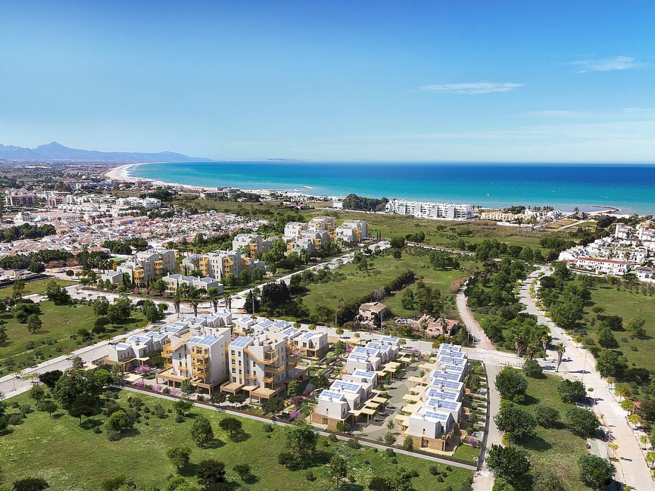 Just a few meters from La Almadraba beach in El Verger, and a few kilometers from Denia, Talasa Utopian Village is born.
Talasa Terra is the seco...