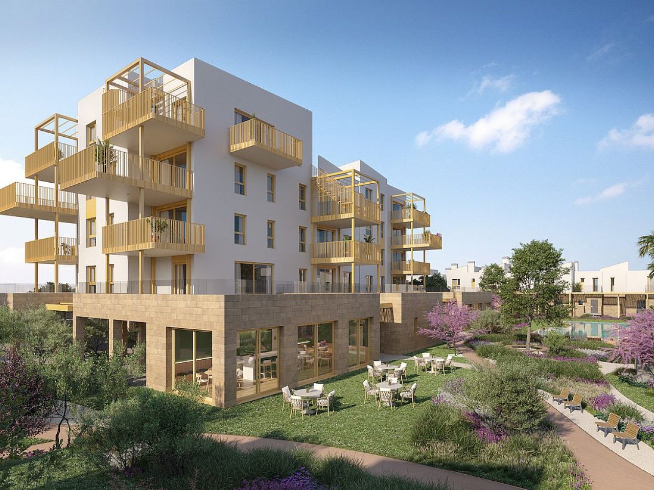 Just a few meters from La Almadraba beach in El Verger, and a few kilometers from Denia, Talasa Utopian Village is born.
Talasa Terra is the seco...