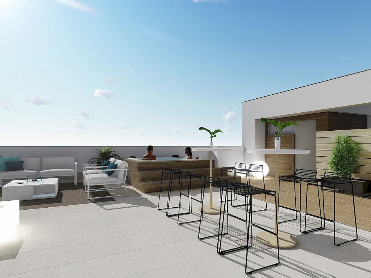 Newly built residential located 5 minutes walk from the beach of El Cura, in the center of Torrevieja.

This residential has 16 apartments, with 1,...