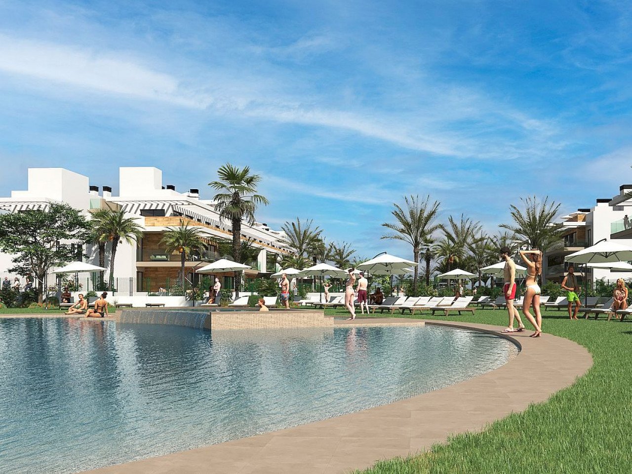 Velapi Golf is a private residential complex consisting of modern, contemporary front line golf apartments, with large green areas, communal swimmi...