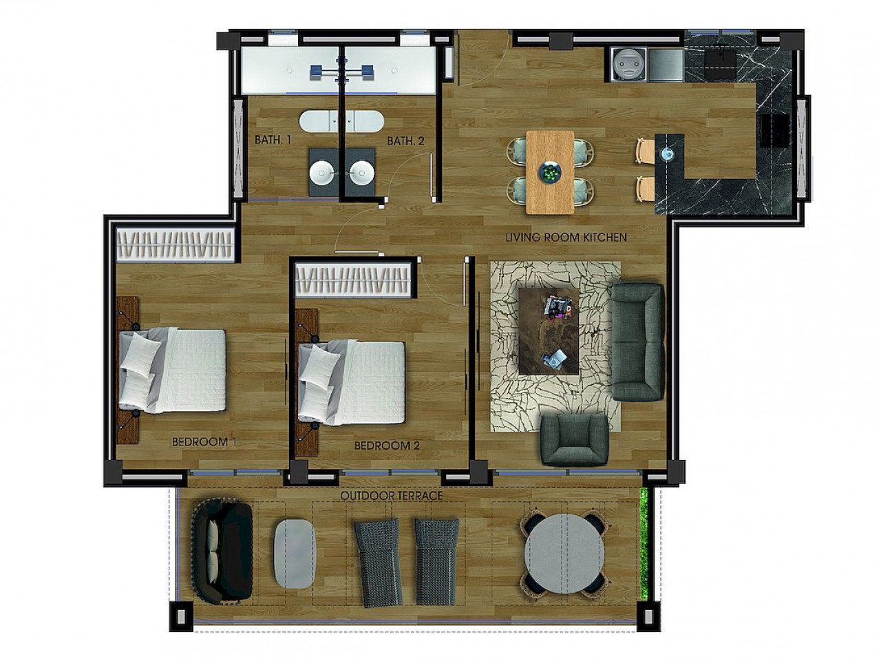 Velapi Golf is a private residential complex consisting of modern, contemporary front line golf apartments, with large green areas, communal swimmi...