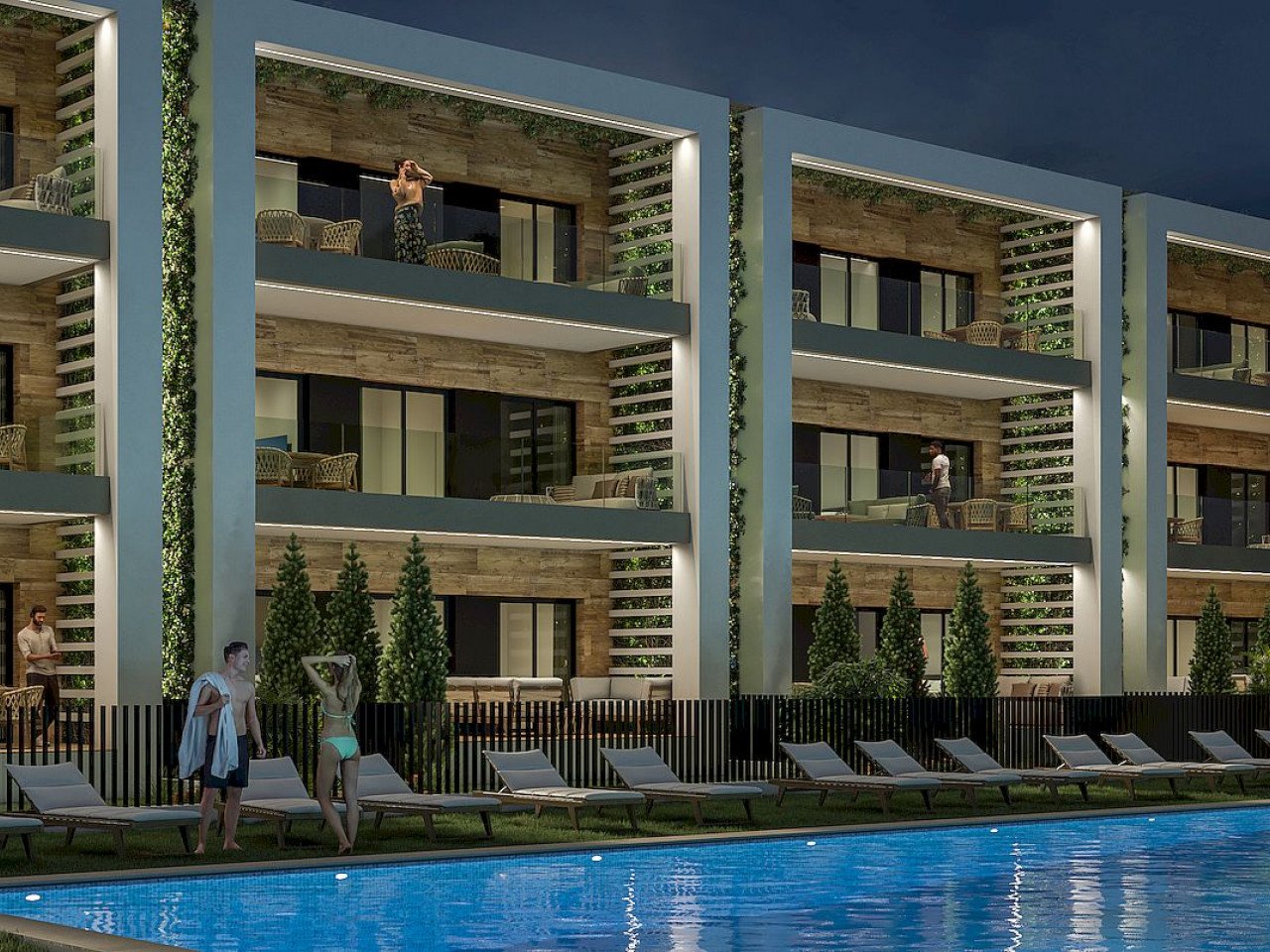 Velapi Golf is a private residential complex consisting of modern, contemporary front line golf apartments, with large green areas, communal swimmi...