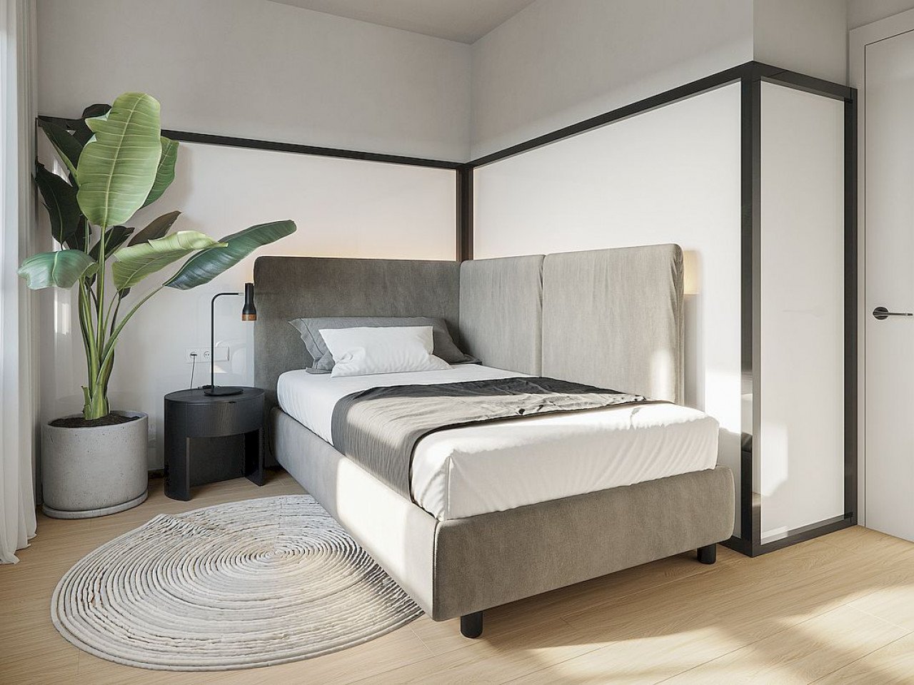 Neubau-Anlage mit modernen Apartments, nur 600 Meter vom Stadtzentrum.