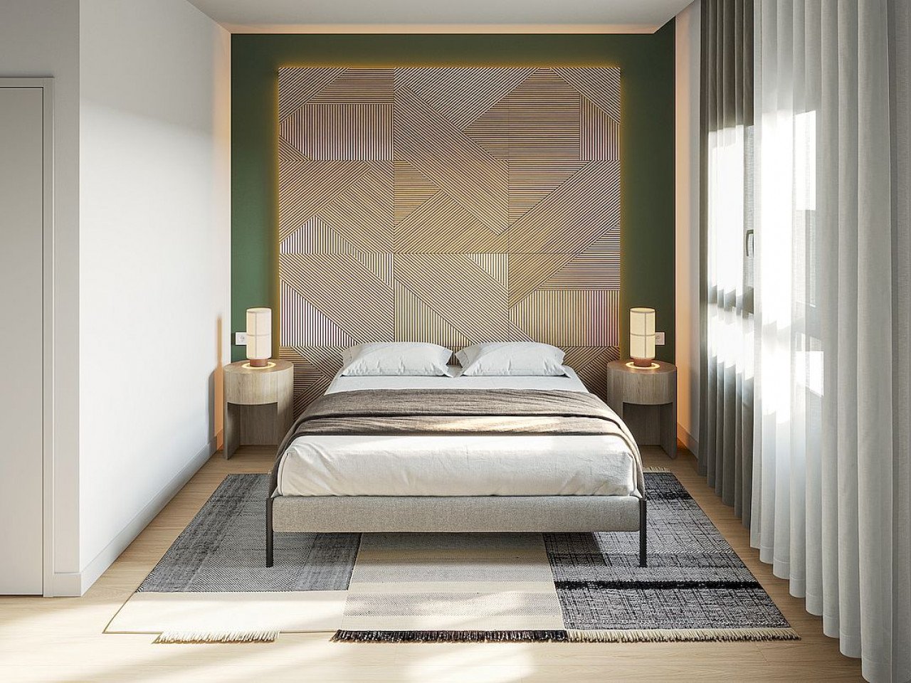 Neubau-Anlage mit modernen Apartments, nur 600 Meter vom Stadtzentrum.