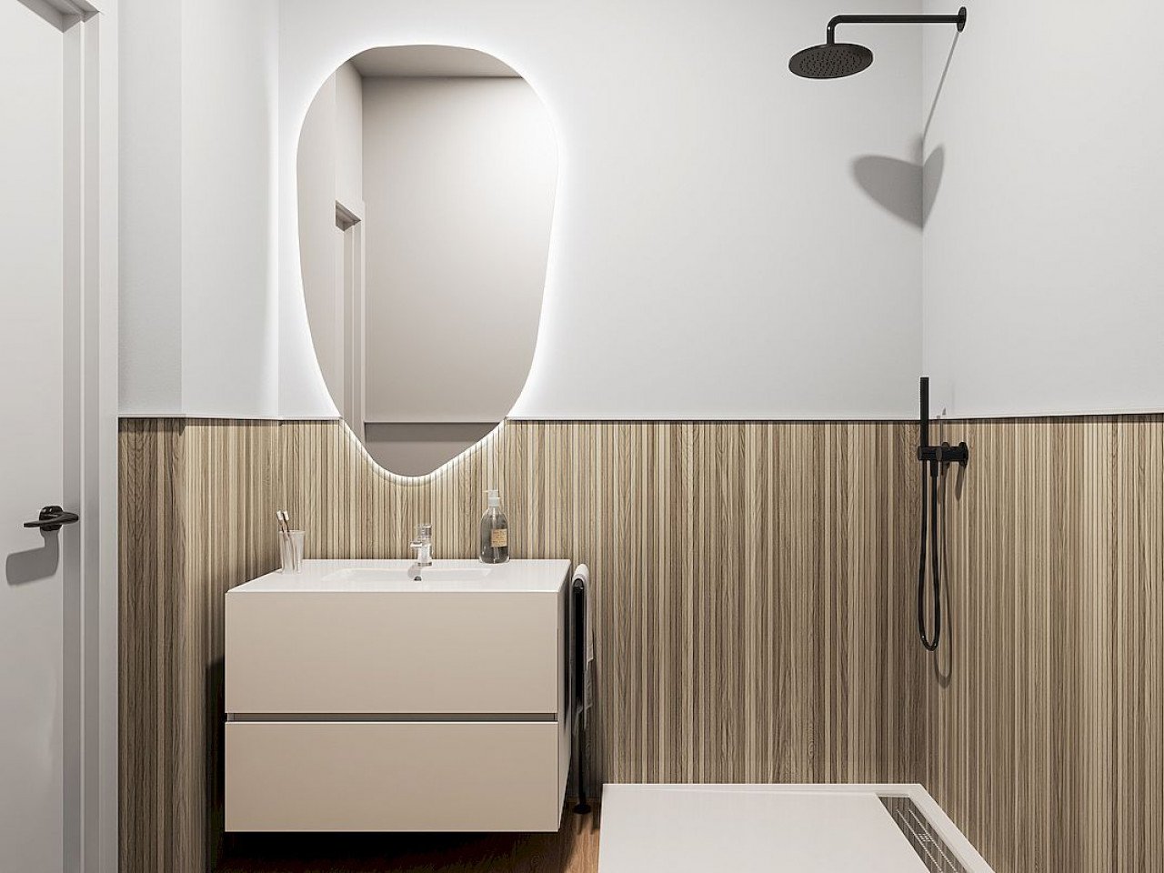 Neubau-Anlage mit modernen Apartments, nur 600 Meter vom Stadtzentrum.